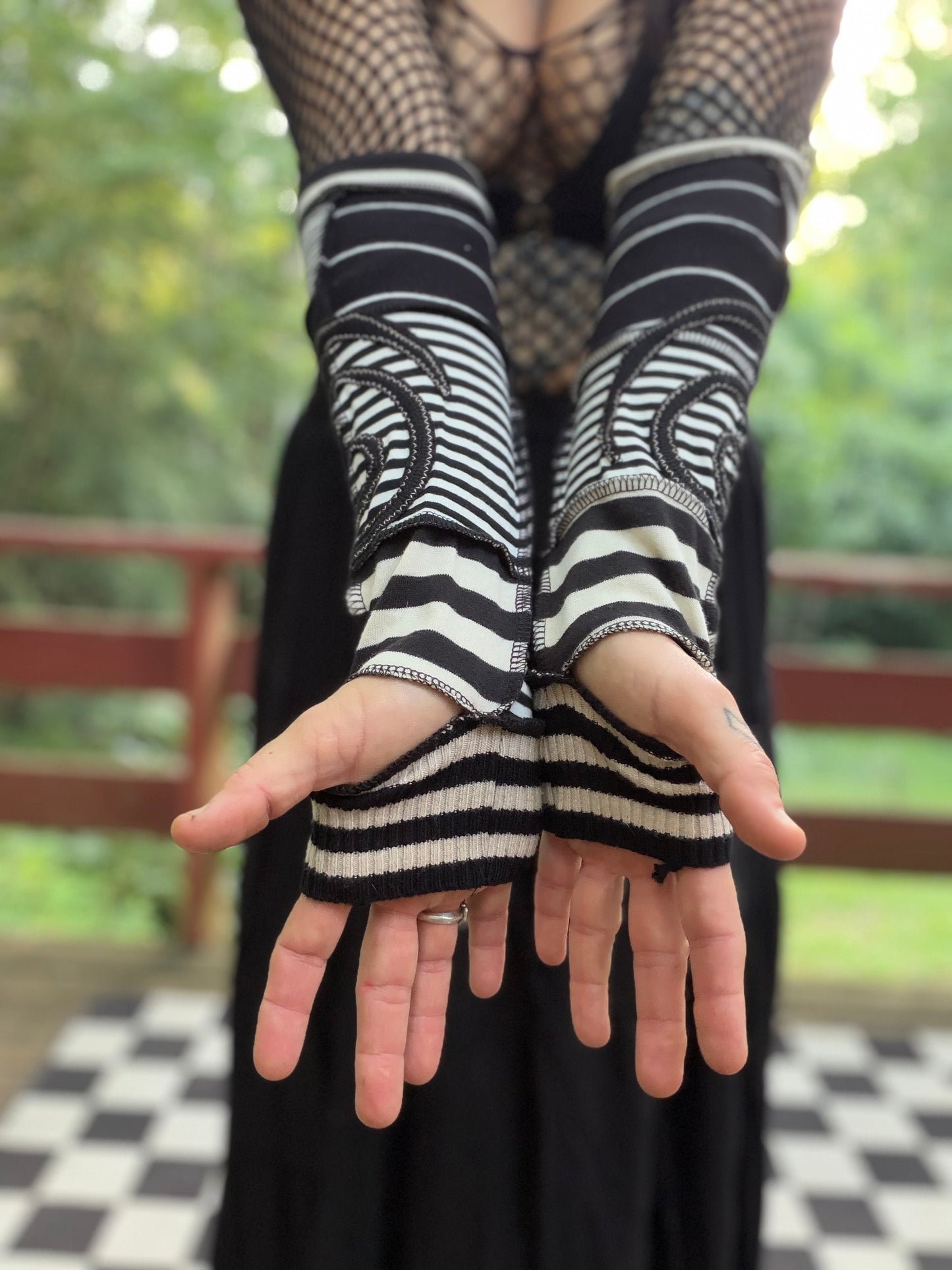 Circus Swirl Arm Warmers