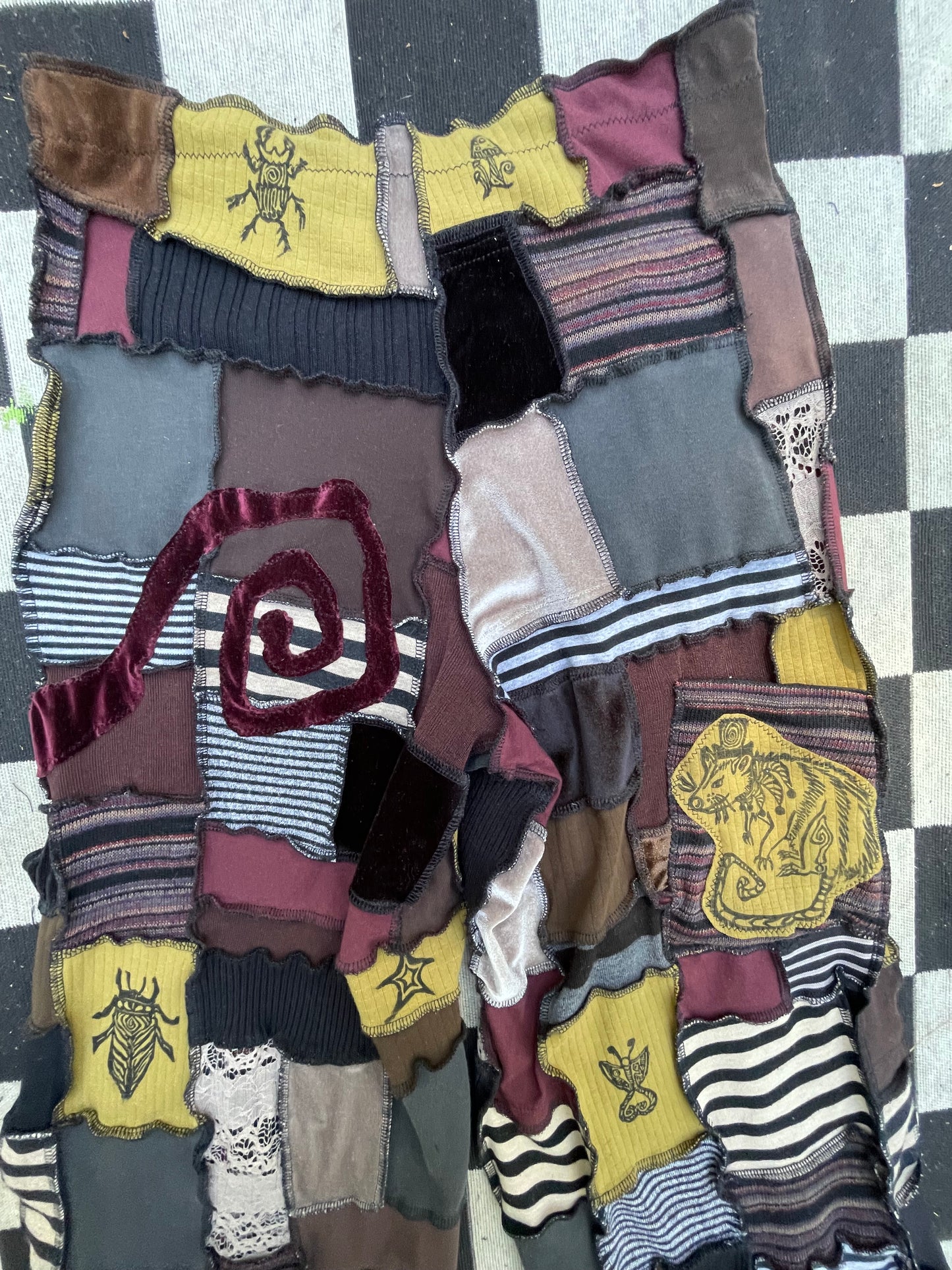 Jester Bell Micro Patchwork Pants