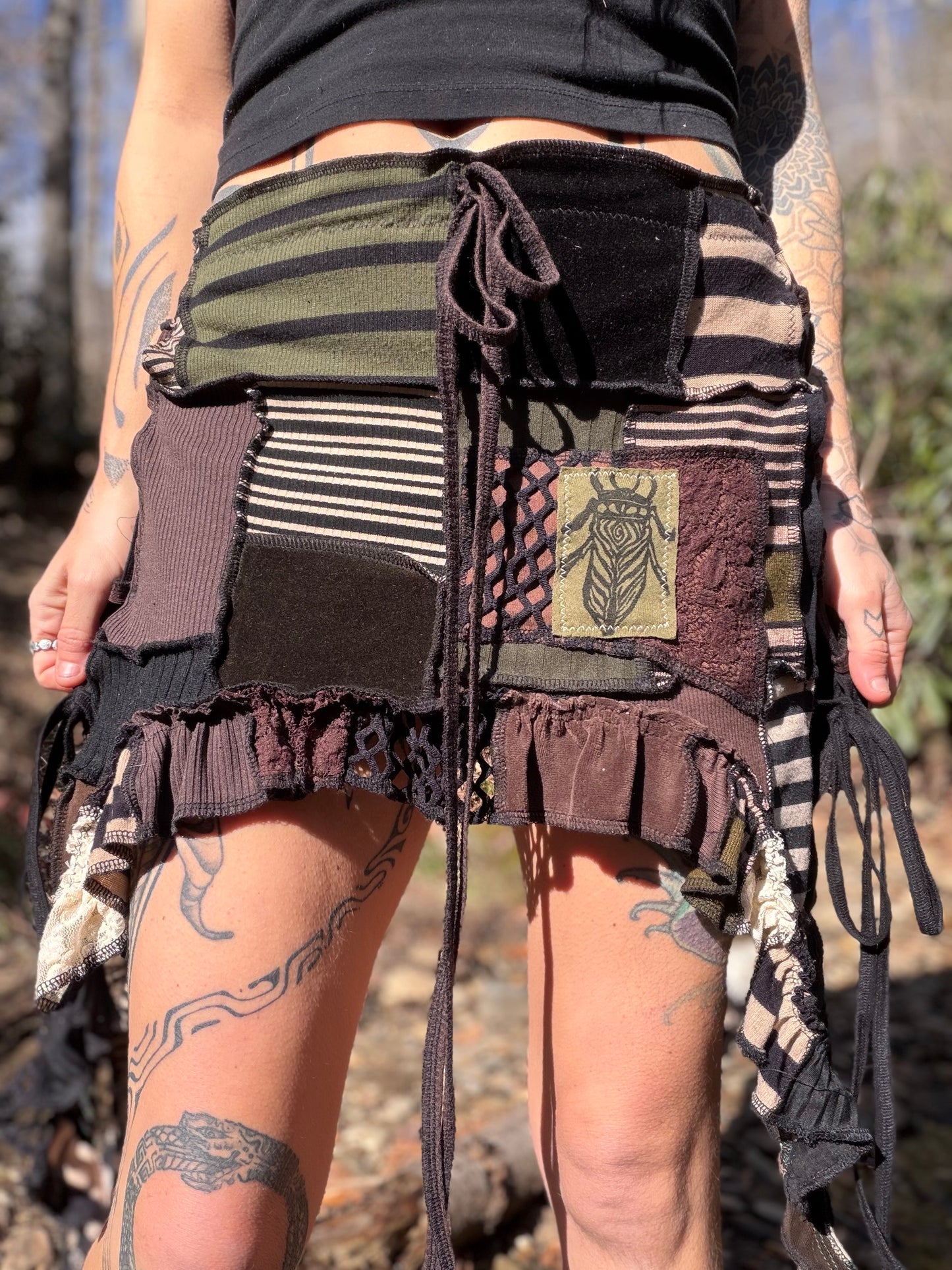 Earth Pixie Ruffle Mini ~