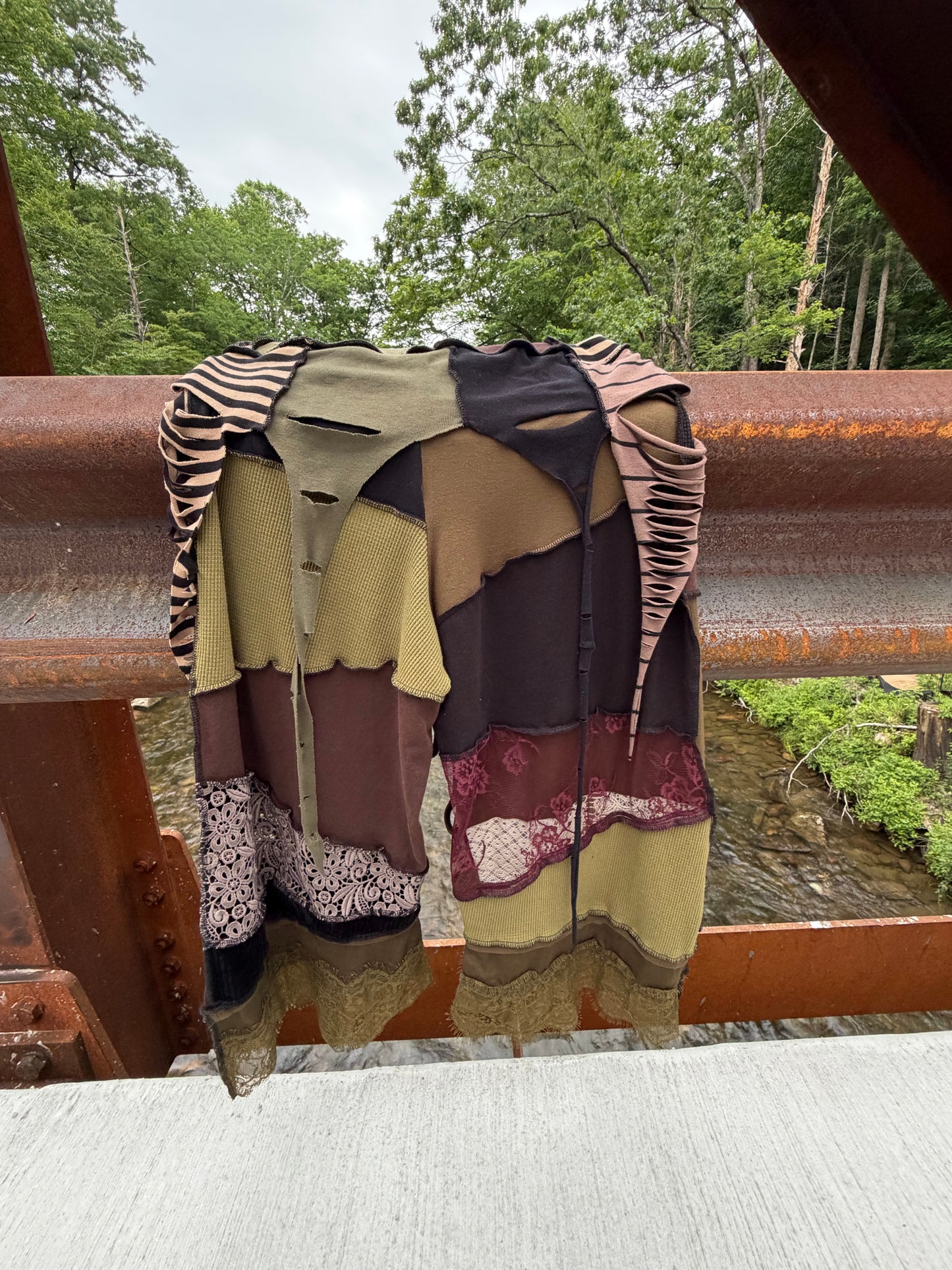 Forest Goth Pirate Tendril Skirt Pants