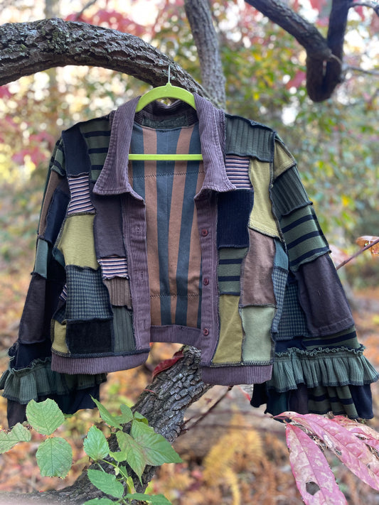 Funky Fairy Artsy Ruffle Jacket