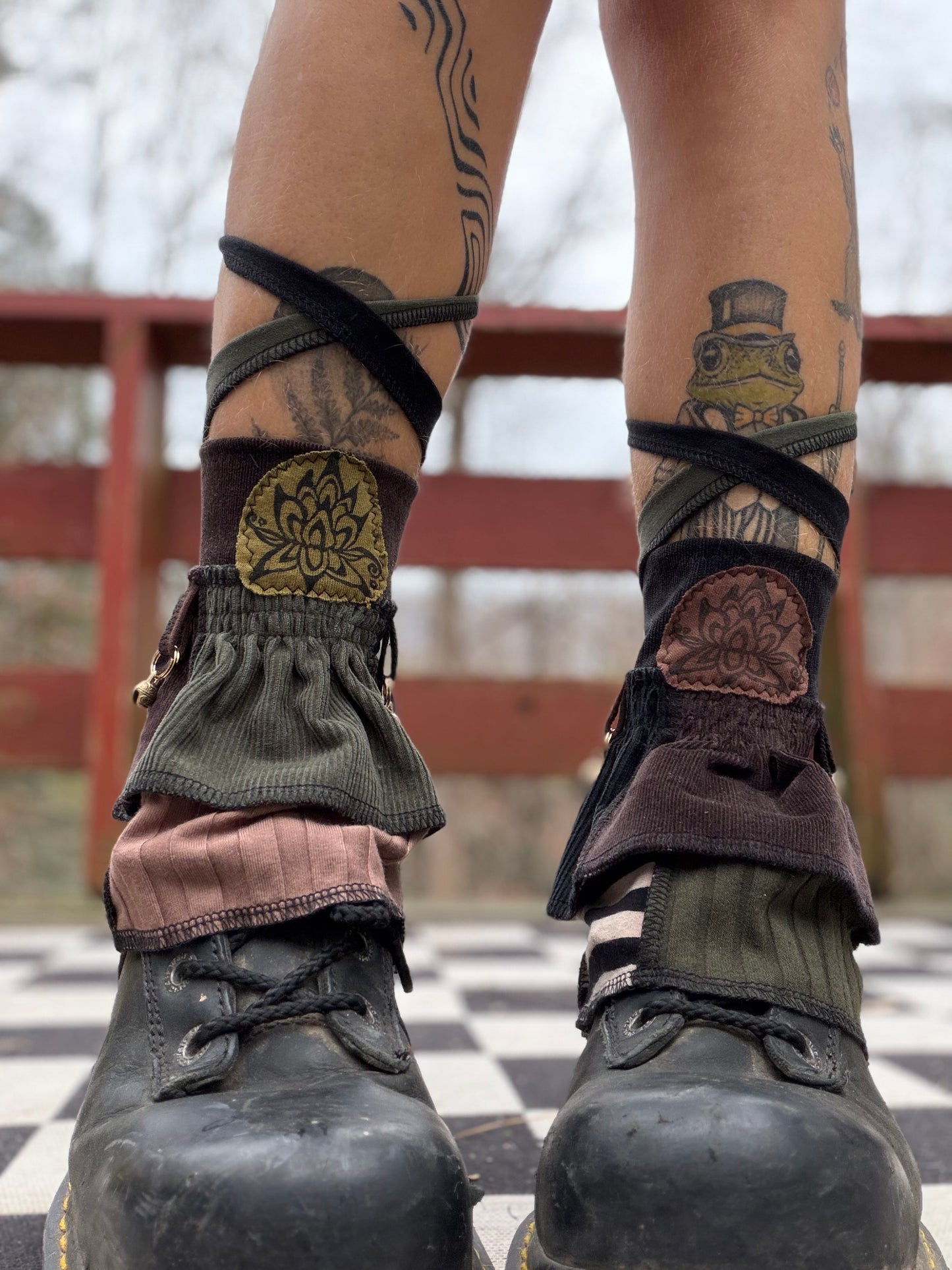 “Rise from the Mud” boot cuffs