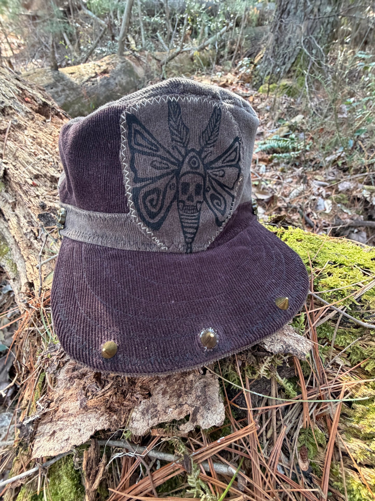 Goth Moth Train Hat