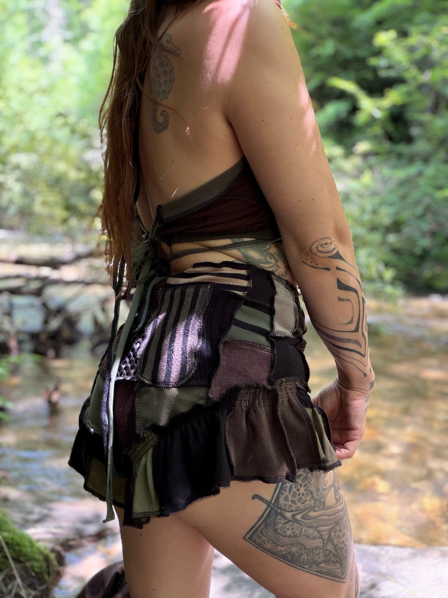 Tree Hugger Ruffle Shorts