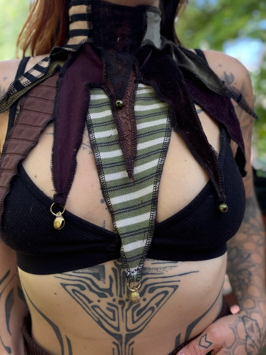 Goth Fae Clown Collar