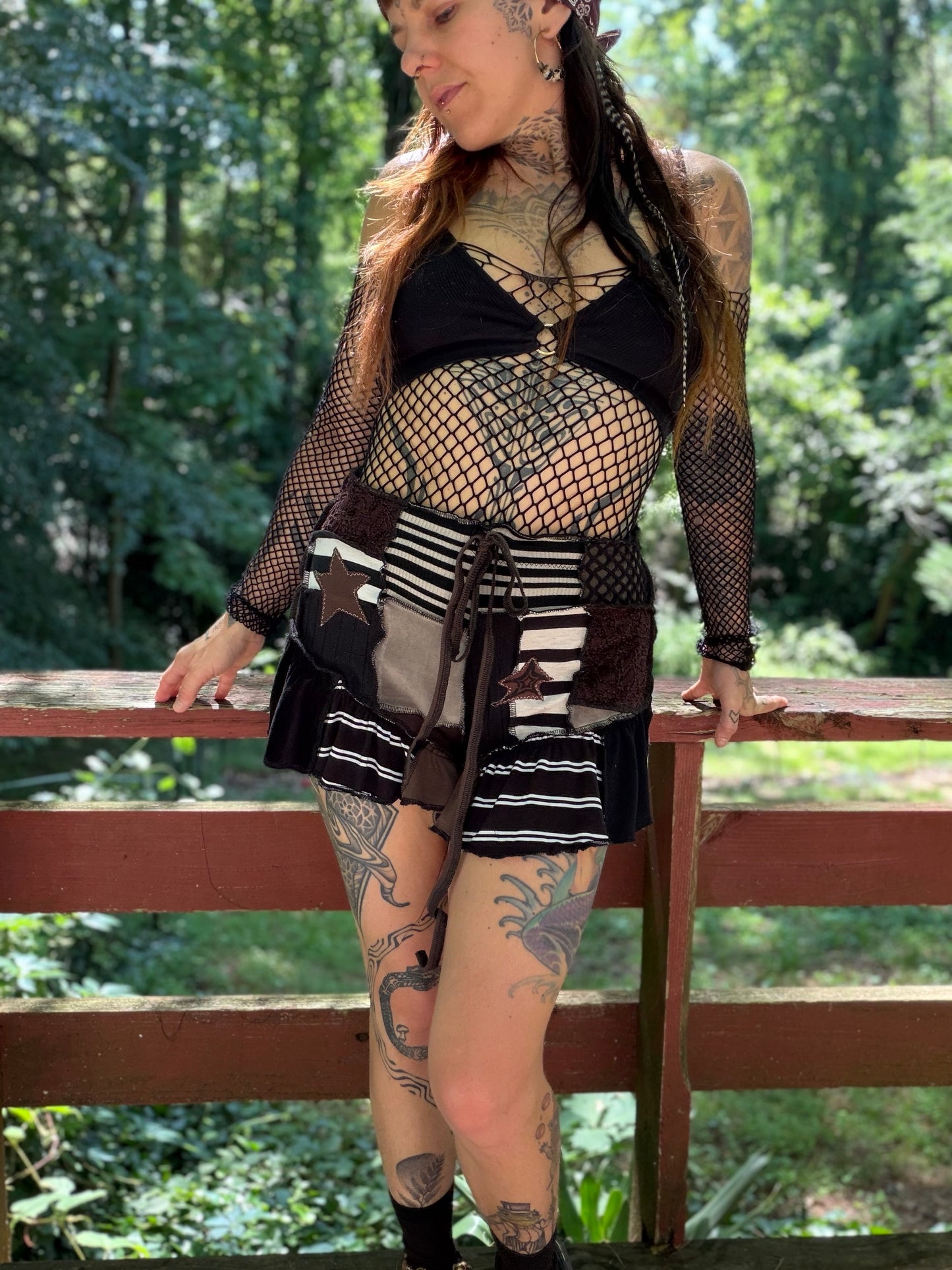 Yin & Yang Ruffle Shorts