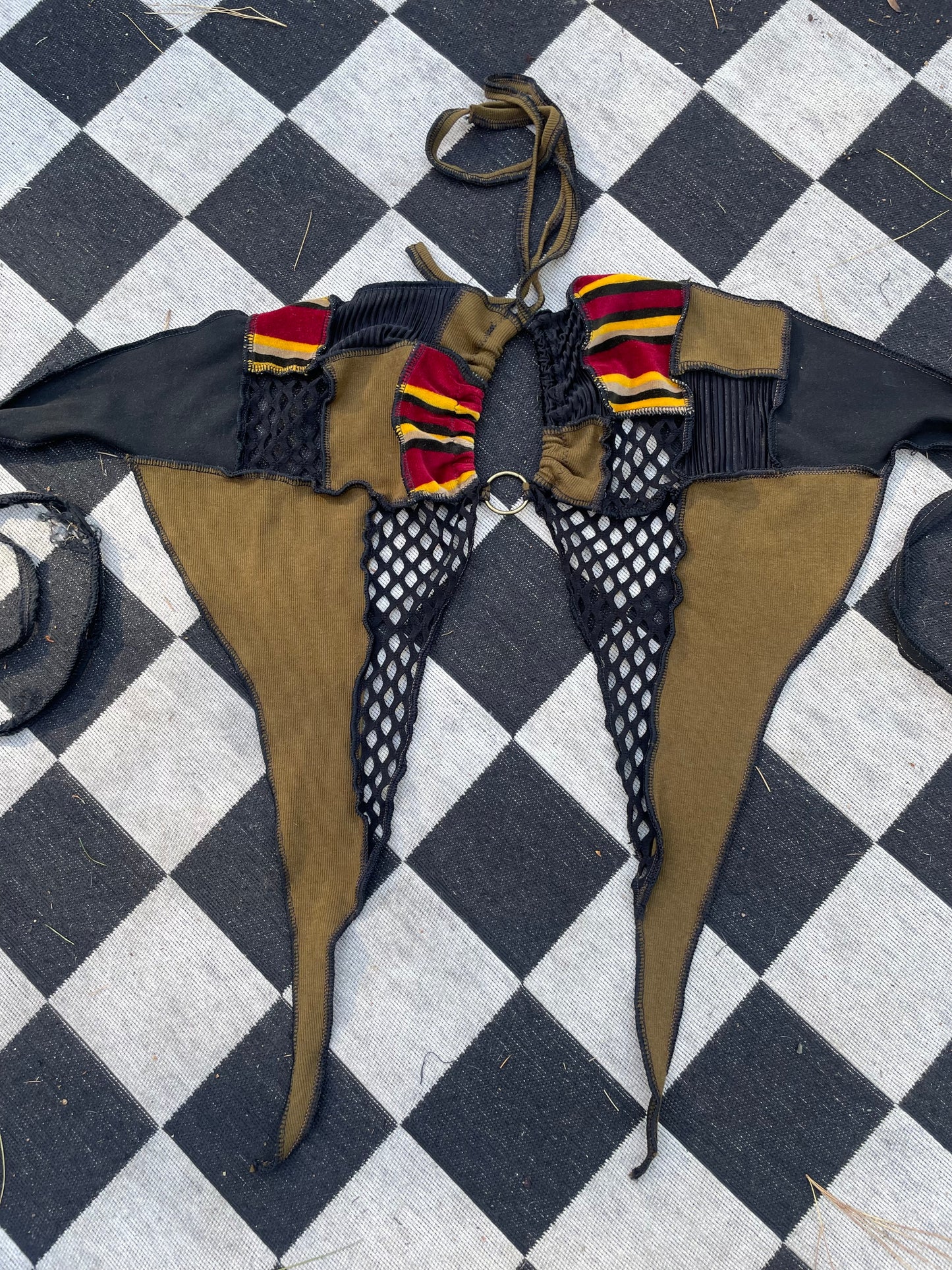 Funky Mesh Butterfly Top