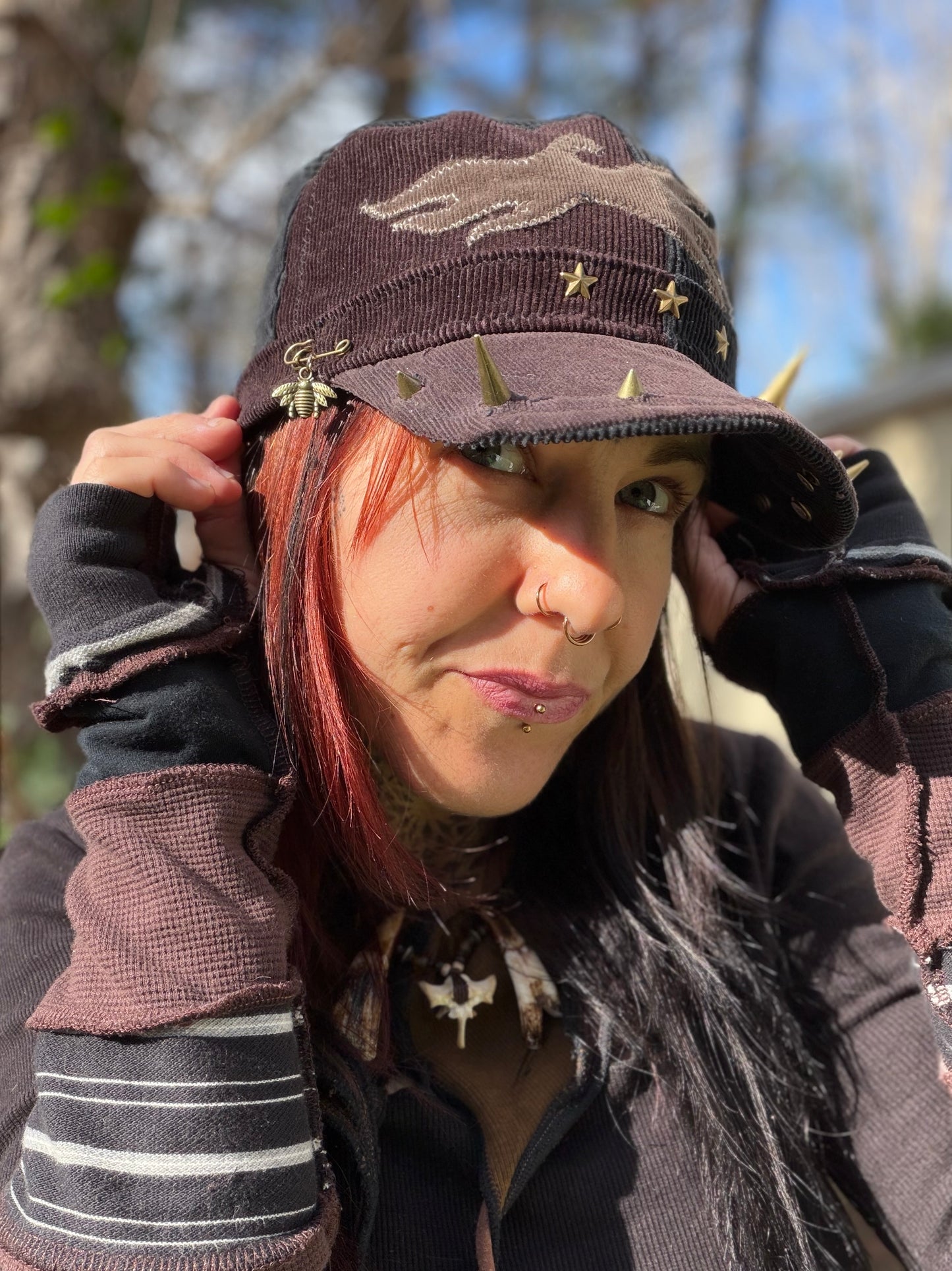 Abstract Frequency Train Hat