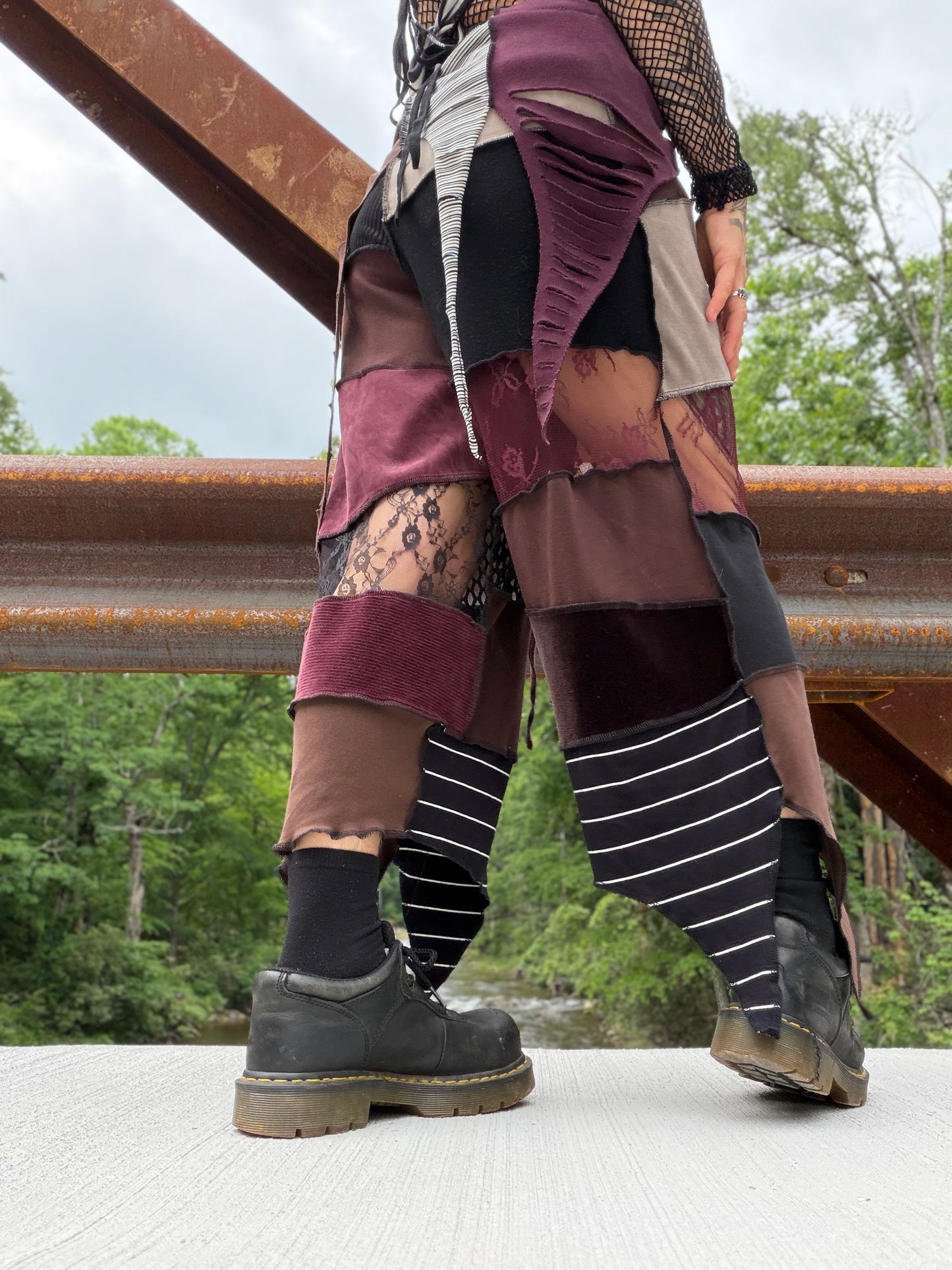 Mesh & Magick Pirate Tendril Skirt Pants