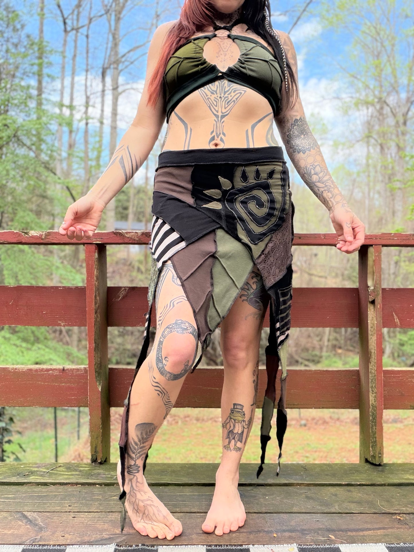 Fern fae tendril pixie skirt