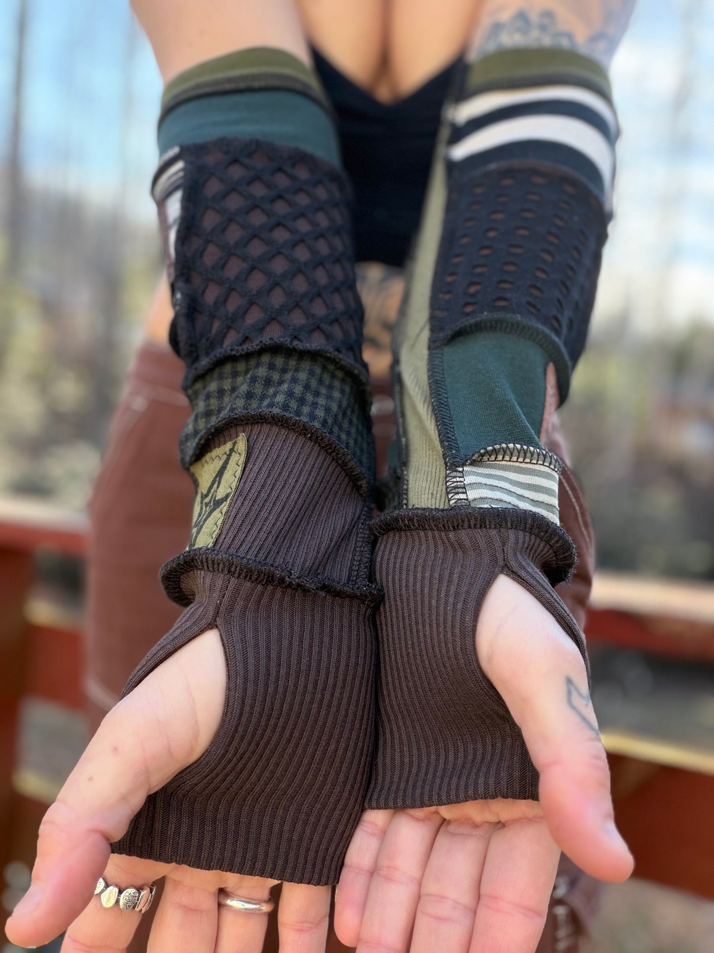 Starry Grunge Arm Warmers