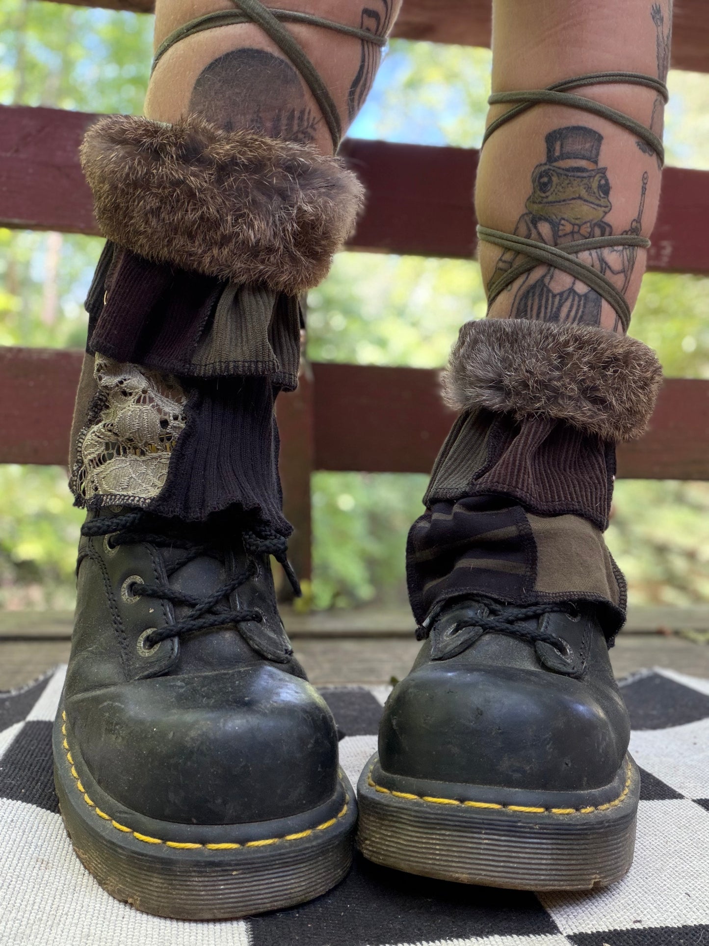 Lace & Jade Fur Boot Cuffs