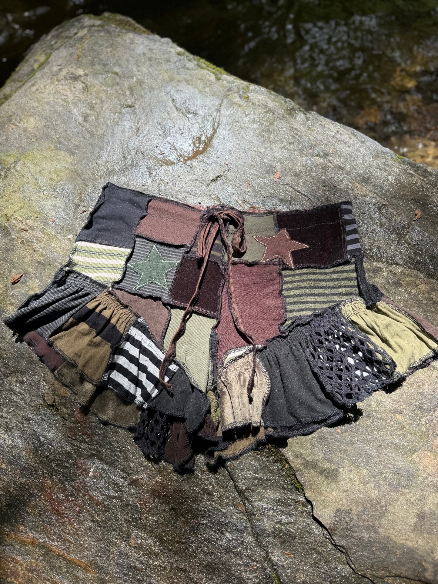 Evergreen Sprite Ruffle Shorts
