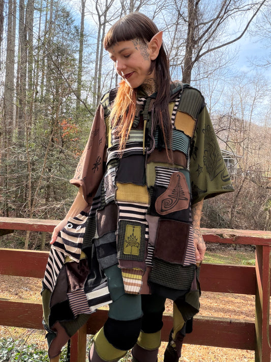 The Alchemist ~ Artsy Wizard Shirt Dress