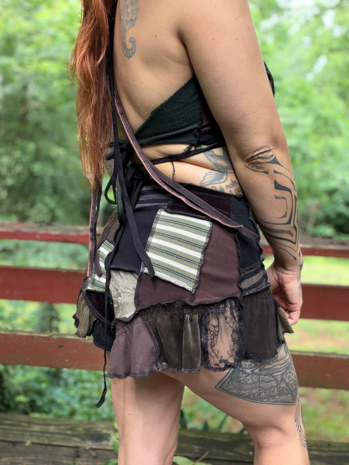 Spiral Out Ruffle Shorts
