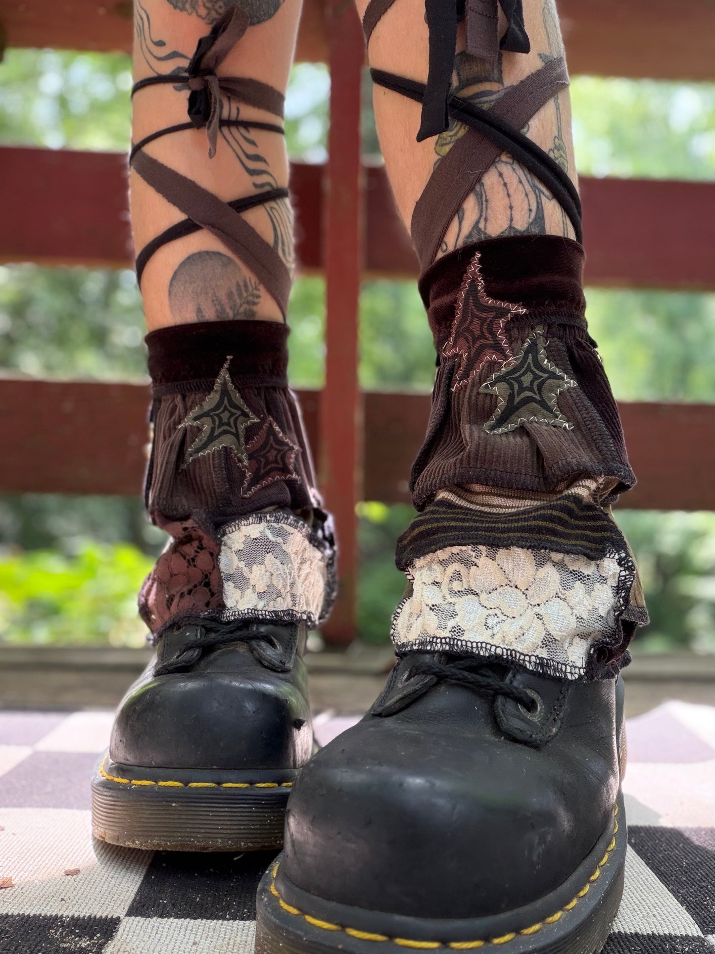 Lace & Stars Boot Cuffs