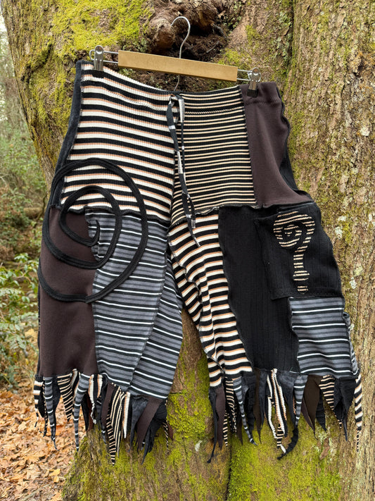 Spiral Out Baggy Jester Shorts