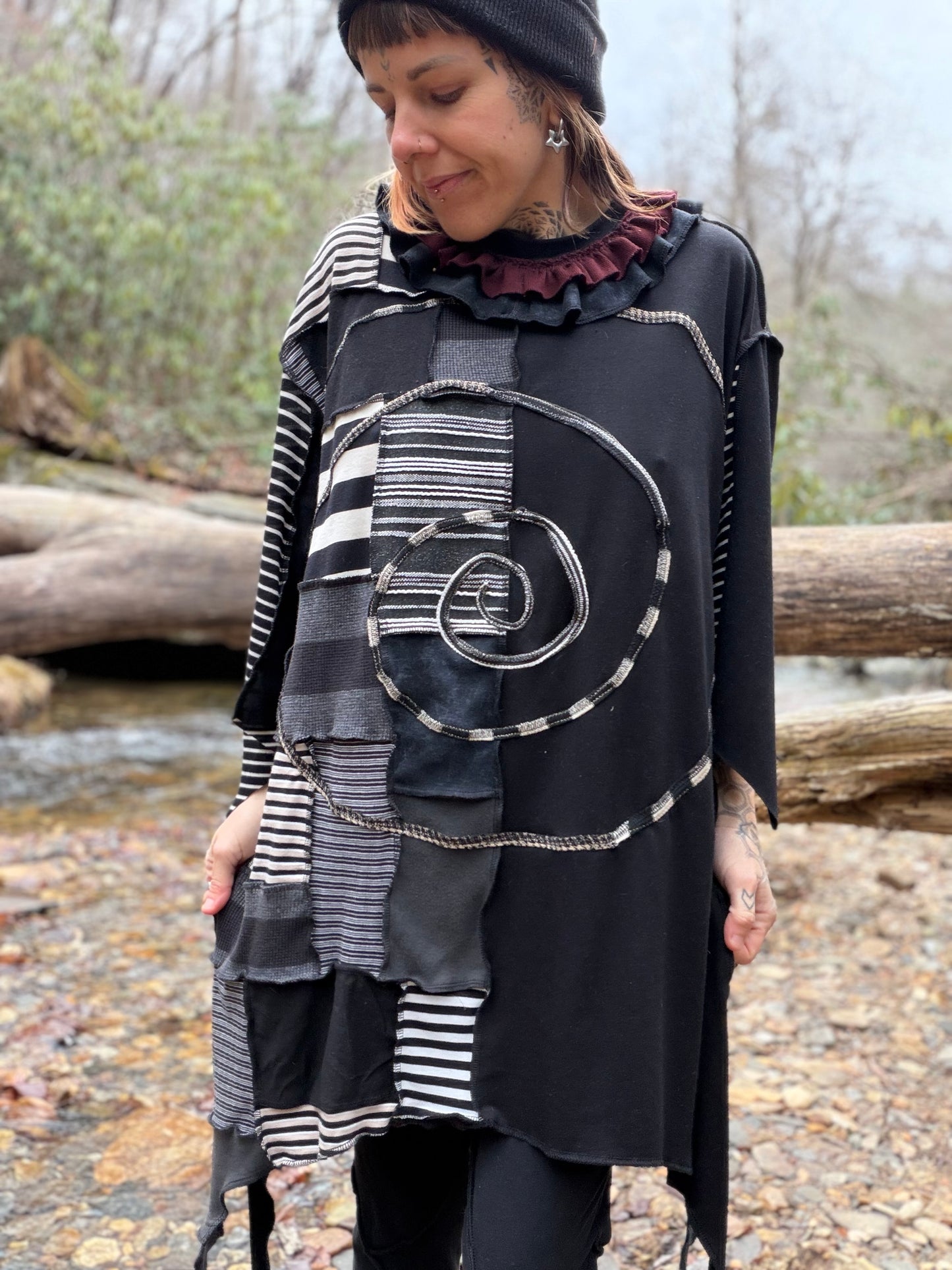 Resist Jester Pixie Tail Shirt Dress