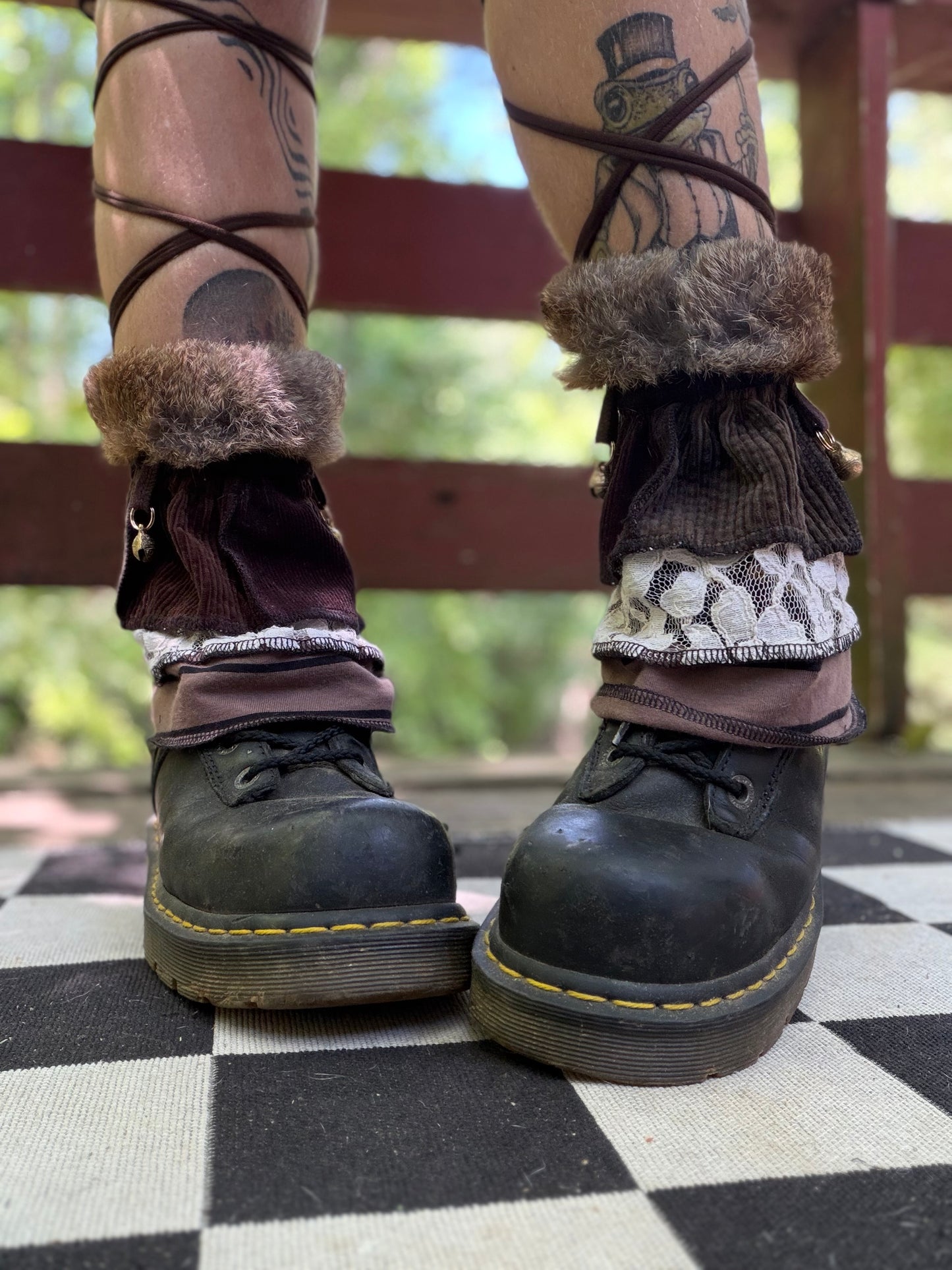 Grounded Fairy Fur Boot Cuffs