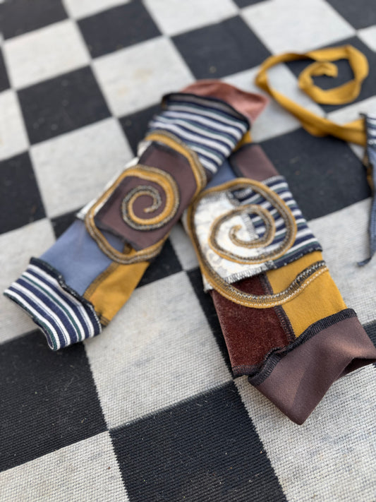 Sunshine Swirl Arm Warmers