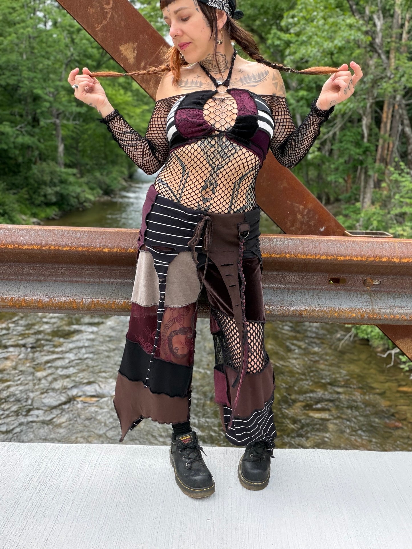Mesh & Magick Pirate Tendril Skirt Pants