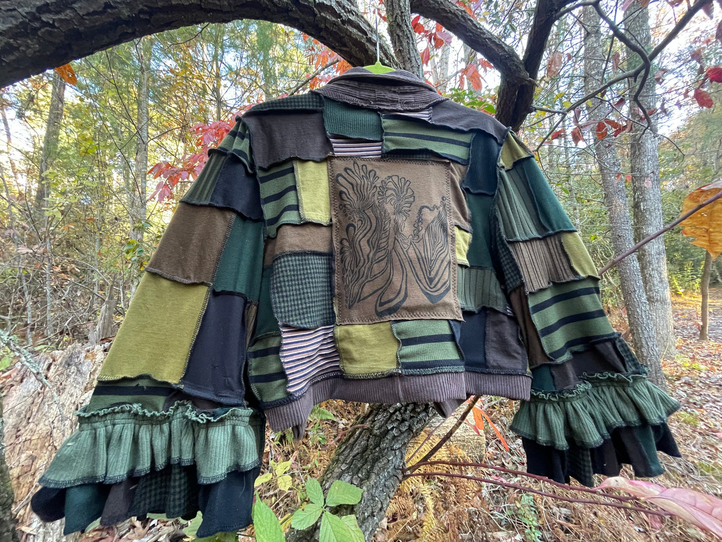 Funky Fairy Artsy Ruffle Jacket