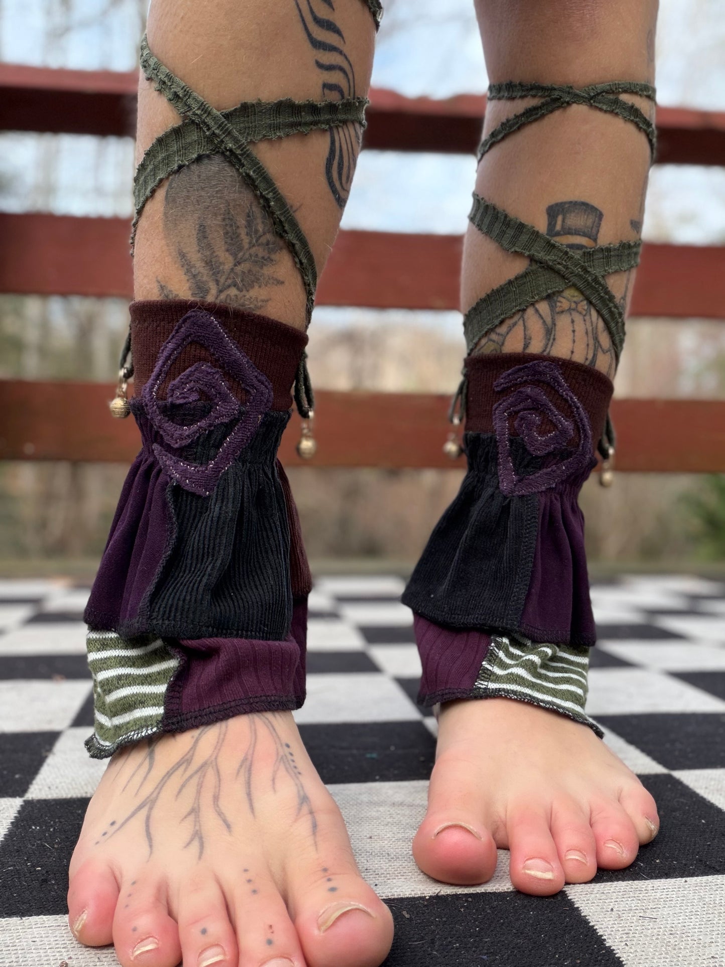 Purple Pixie Spiral Cuffs