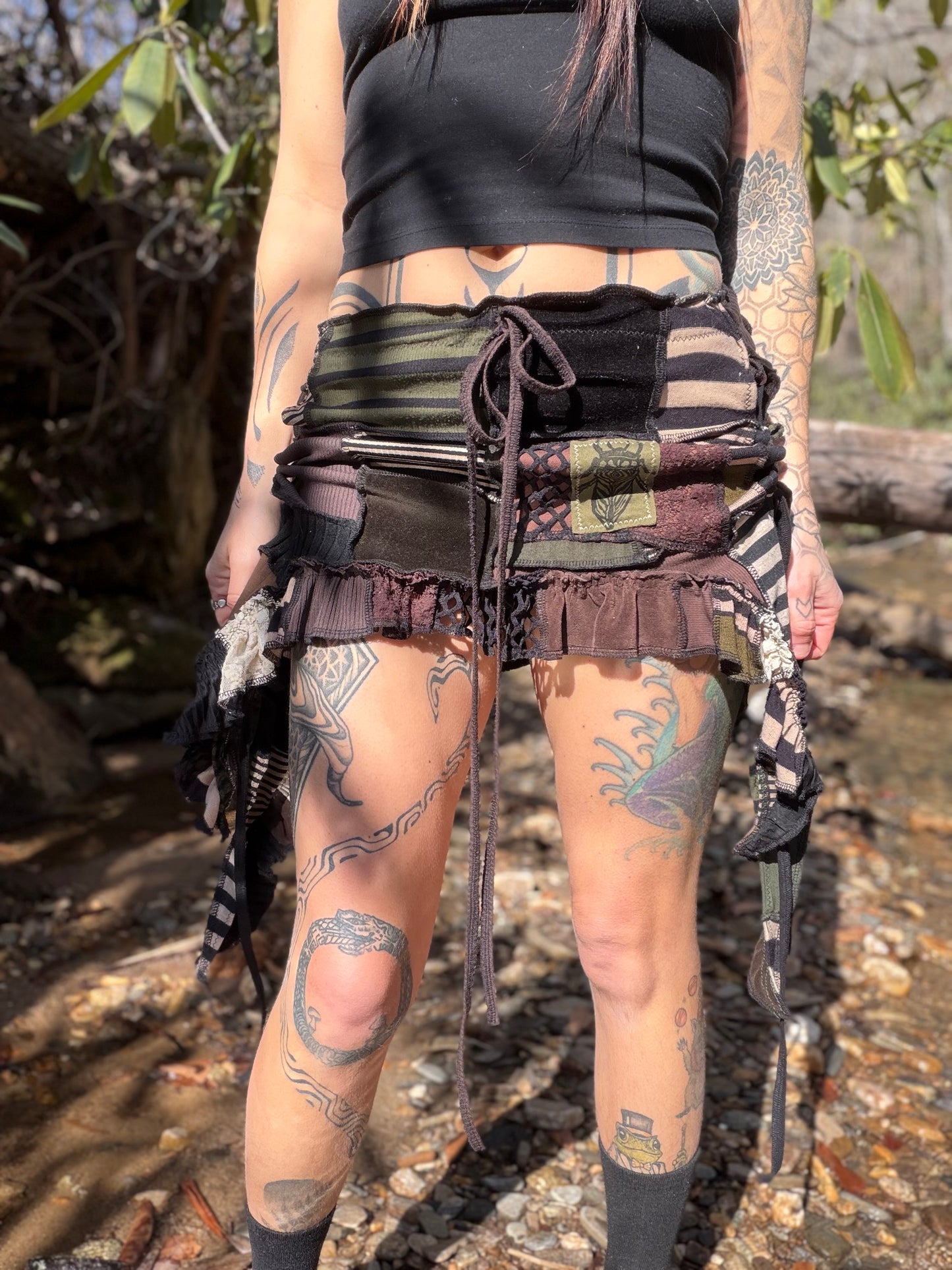 Earth Pixie Ruffle Mini ~