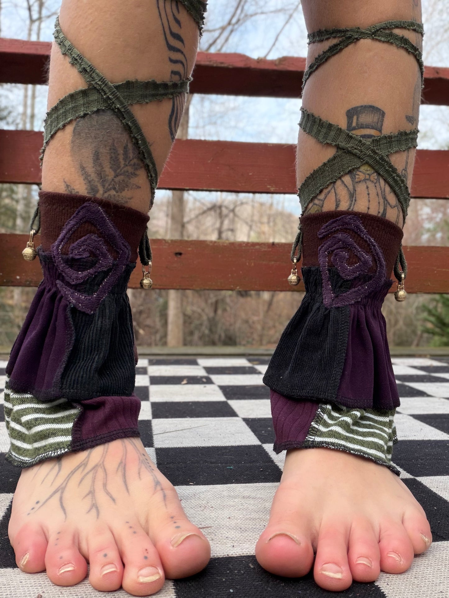 Purple Pixie Spiral Cuffs
