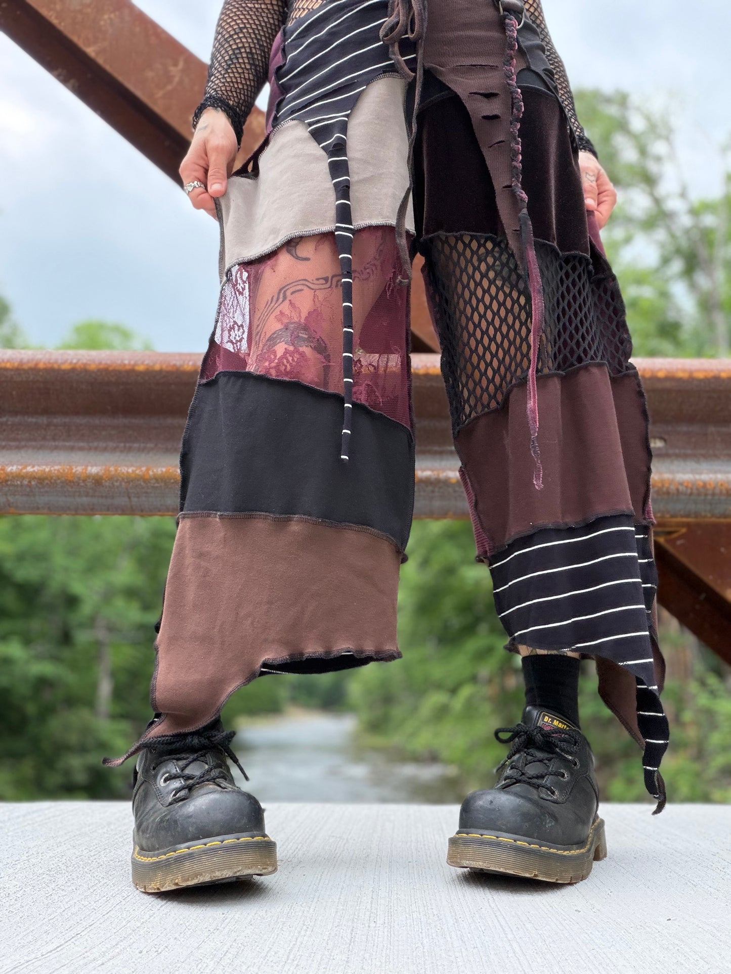 Mesh & Magick Pirate Tendril Skirt Pants