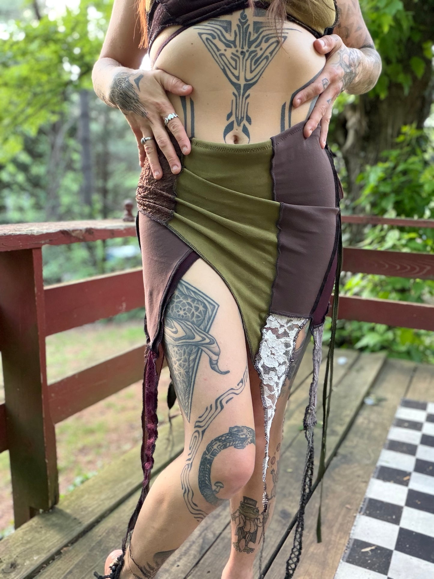 Forest Nymph Romance Wrap Skirt
