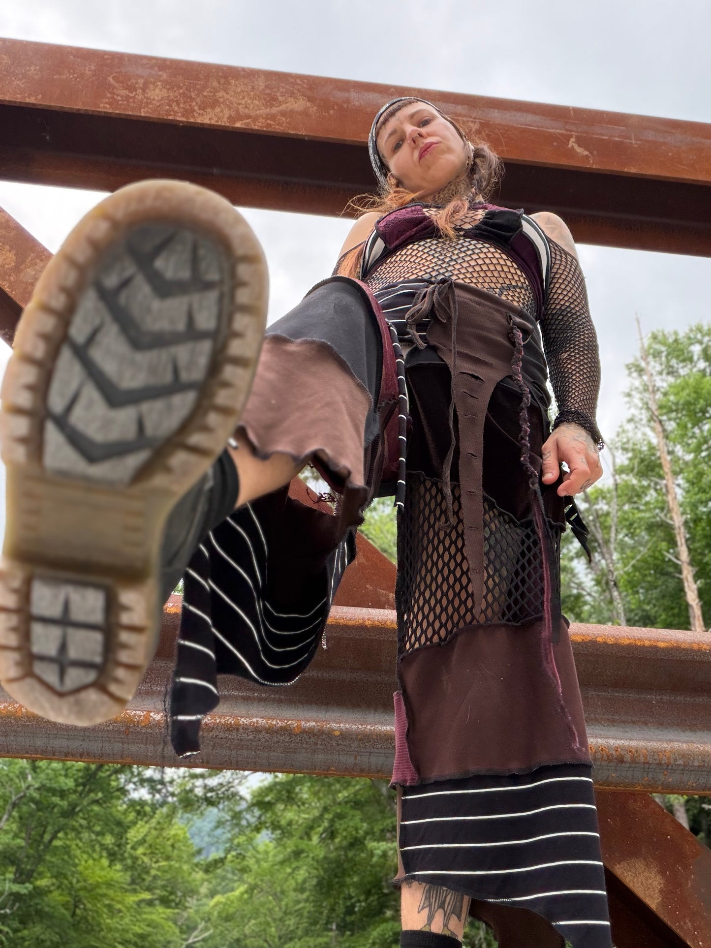 Mesh & Magick Pirate Tendril Skirt Pants