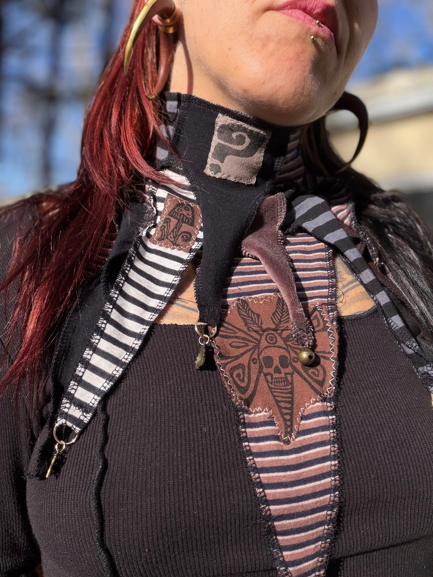 Goth Moth ?¿ Clown Collar