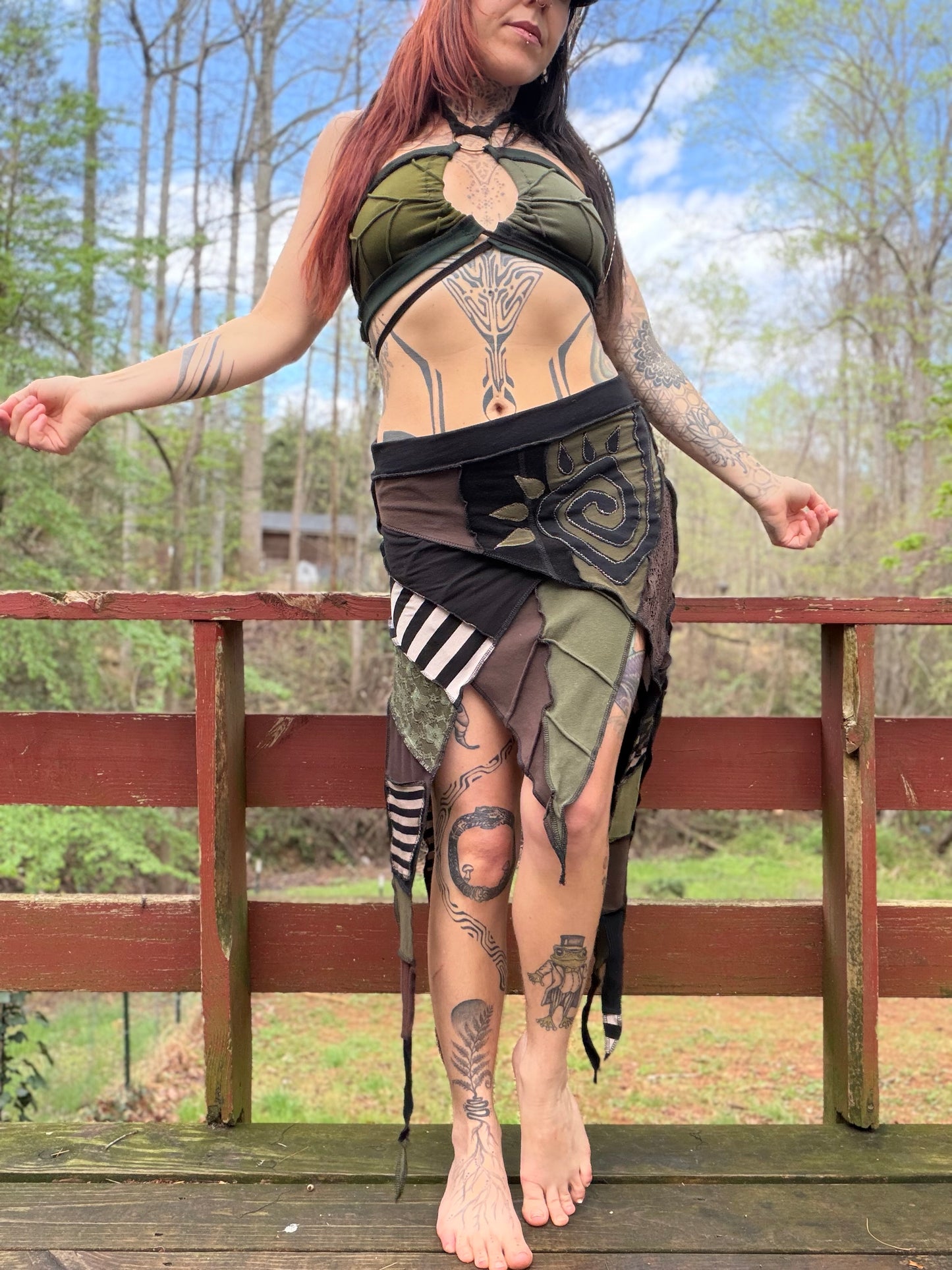 Fern fae tendril pixie skirt